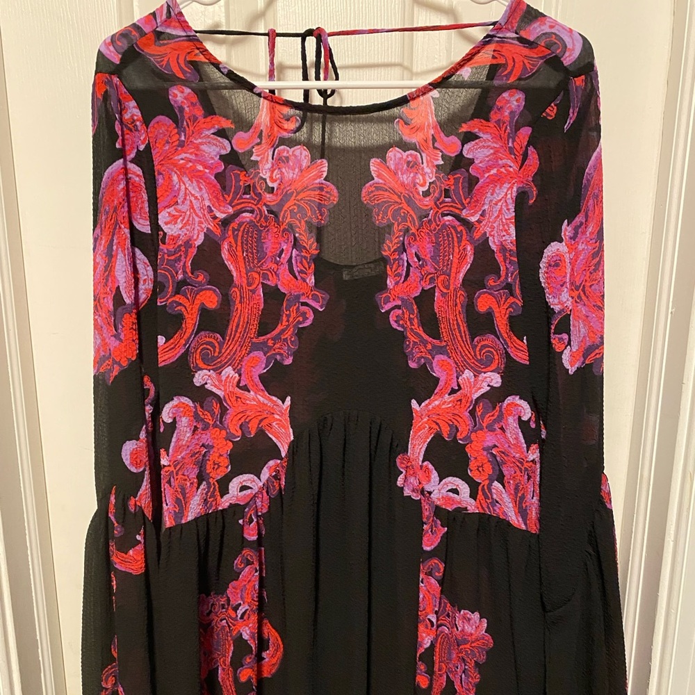 Free People vibrant tunic/short dress